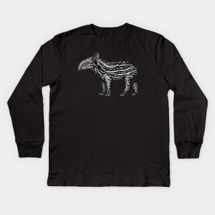 Tapir Kids Long Sleeve T-Shirt